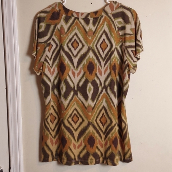 Soft Surroundings V Neck Beaded Top - Picture 3 of 6